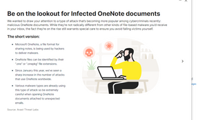 OneNote Documents Threat.