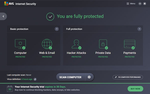 AVG Internet Security - 1 Device - 1 Year