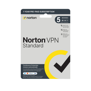 Norton VPN Standard 2025 5 Devices - 12 Months