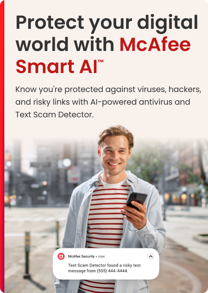 McAfee Total Protection 2025 Antivirus 3 Devices - 12 Months