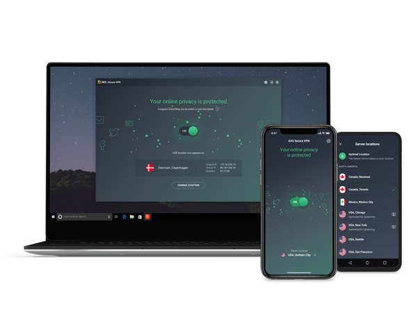 AVG Secure VPN Multi-Devices - 10 Devices - 1 Year