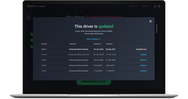 AVG Driver Updater 1 Device - 1 Year