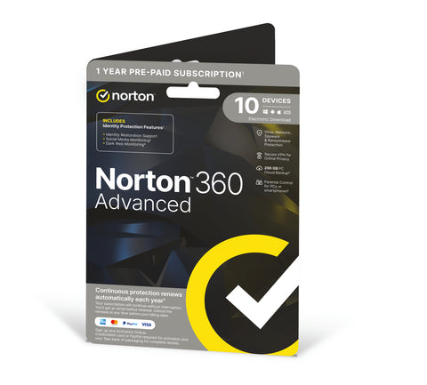 Norton 360 Advanced 10 Devices